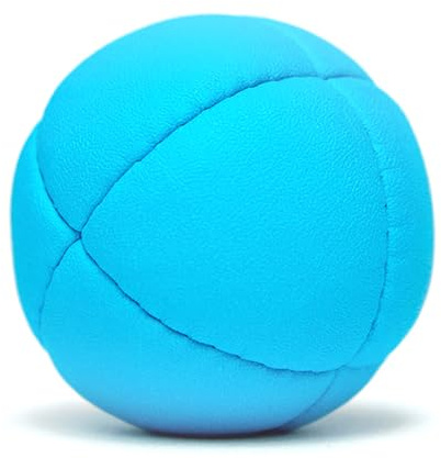 Skill Addicts Infinity, palla da giocoliere – blu (realizzata a mano nell'Unione Europea, utilizzata da giocolieri professionisti, inclusa app per imparare a trucco)