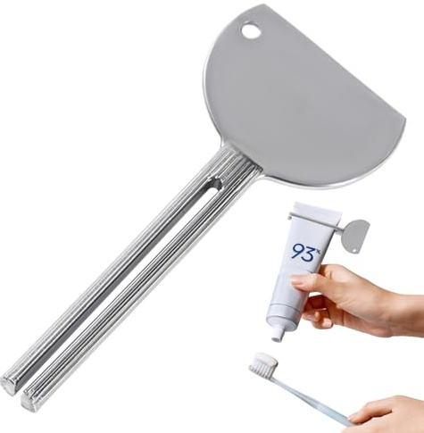 Strumento per spremi tubetto di dentifricio, spremi dentifricio |Rullo erogatore per tubo di vernice | Dispenser spremitore per tubi di dentifricio in metallo per risparmiare vernice per creme deterg