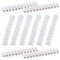 10 PCS Barrette de Connexion 10A Bloc à 12 Bornes Avec des Vis Blocs de Jonction Électriques Double Rangée pour Fils de Raccordement, Appareils Électriques, Armoires Électriques
