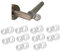HOPS Türstopper klinke Türklinkenpuffer Türklinken stopper, 5er-10er-15er-20er Set, türgriff stopper, türgriff schutz, türstopper türklinke, türstopper griff, türklinkenpuffer transparent
