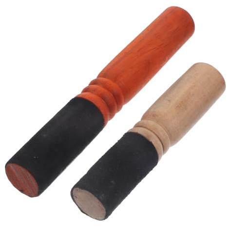 Vaguelly 2piezas Accesorios Para Cuencos Budistas Mazos Varillas De Cuenco Sonido