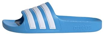adidas Unisex Kinder Adilette Aqua Slides Kids, Blue Burst / Cloud White / Blue Burst, 38 EU