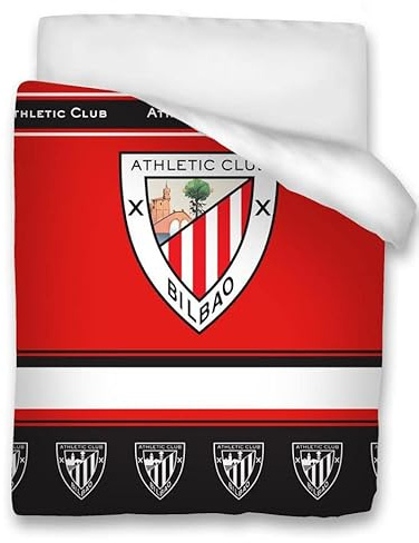 ASDITEX Copriletto Colcha de Verano Digital Athletic Club de Bilbao Cama 150 cm. (250 cm. x 260 cm.)