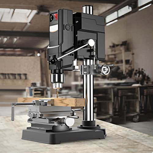 QBREZA Taladro de Banco de Grado Industrial, pequeño hogar, 220 V, máquina de perforación de Alta Potencia, Banco de Trabajo, máquina de perforación de Alta precisión de Grado Industrial