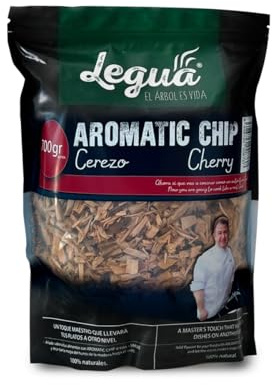 Legua virutas de cerezo para ahumar