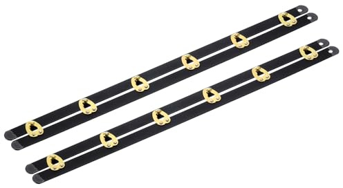 QUARKZMAN 2 Set Corsetto Busk, Supporto per Stecche Acciaio Nero 12 Pollici Bottoni Dorati Corsetto Acciaio per Molle Busk Stecche per Corsetto per Cucire Corsetti per Abiti Sposa