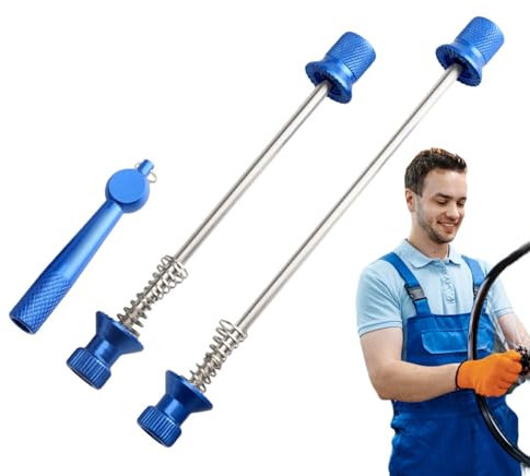 Faltbare Hinterradspieß-Mutter, Anti-Diebstahl-Radspieß, Schnellspanner, hintere Lagerschraube, Aluminiumspieß für, Leichter Fahrrad-Spieß für Fahrräder