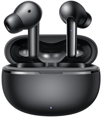 Wireless Earbuds, Bluetooth 5.3 Wireless Headphones with HiFi Stereo Deep Bass Ear Buds, Earphones with ENC Noise Cancelling Mic, 40H Playtime, Waterproof Touch Control True Wireless Earphones, USB-C