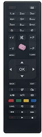 AULCMEET Télécommande Universelle Convient pour Princeton Grandin High One TV PR22FHD16B PR24HD17B. PR32HD18B PR32HD19B PR40FHD16B PR49FHD15B PR49FHD16B/2 PR55FHDBC215B PR32HD17B PR24HD17B