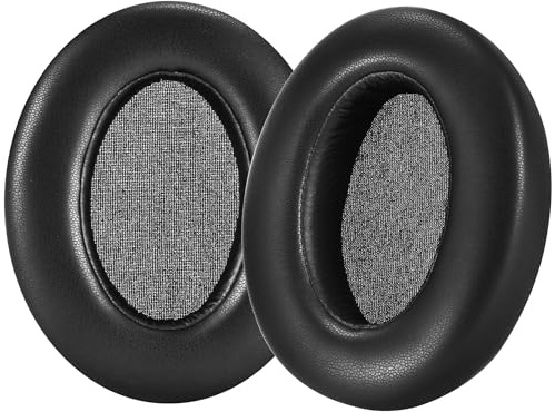 Lukvcoe Earpads for Sony WH-XB910/XB910N Headphones, Protein Leather Black | Perfect Fit, Simple Quick Install, Noise Isolation, Enhanced Durability, Ergonomic, Long Sessions, Memory Foam