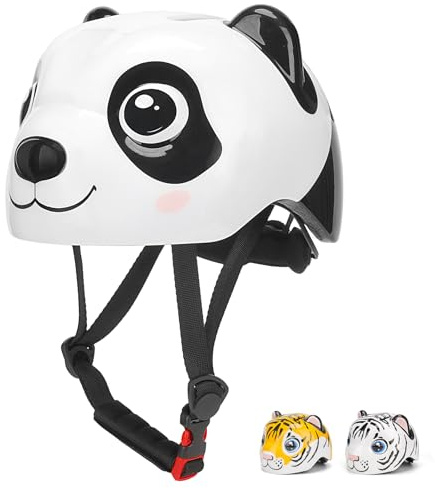 Casco Bici Bimbi Design Animale - Regolabile Leggero 47-54 cm