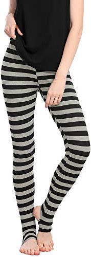 Allegra K Damen Legging Steigbügel Hose Elastisches Hosenbund Stirrup Trousers Jogginghose