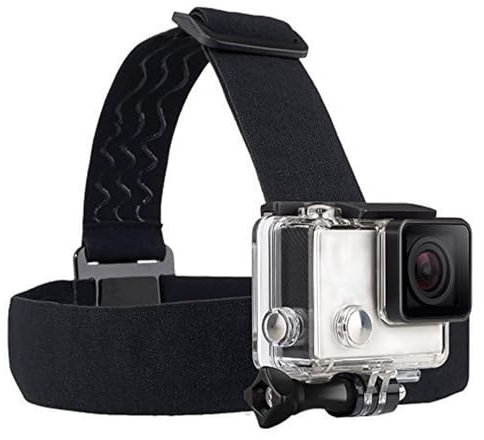 TEKCAM Soporte de Cabeza para Cámara Compatible con Gopro Hero 13 12 11 10 9/COOAU/DJI OSMO/Surfola/WOLFANG/AKASO/Jadfezy/Apexcam/Insta360, Accesorios para Cámara de Acción