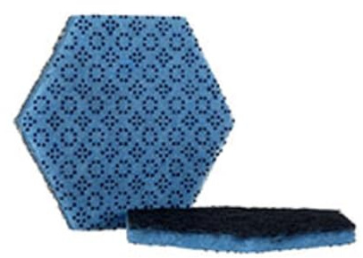 Scotch-Brite 09634 Low Scratch Scour Pad 2000Hex, Blue (Pack of 15)