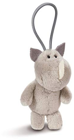 NICI Anhänger Nashorn mit elastischer Schlaufe, 8 cm