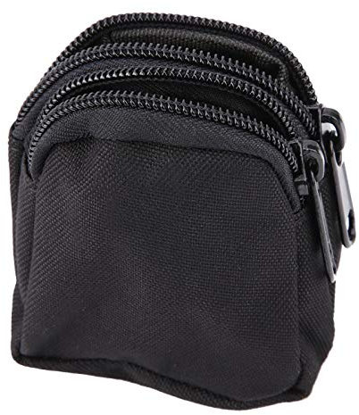 Gürteltasche wasserdichte Mini Aufbewahrungstasche für Sport Wandern Camping(Schwarz)
