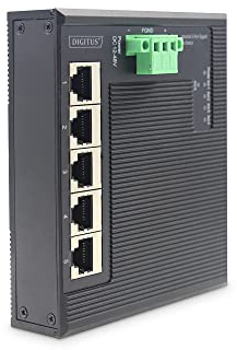DIGITUS Industrie Gigabit Flat Switch 5-Port