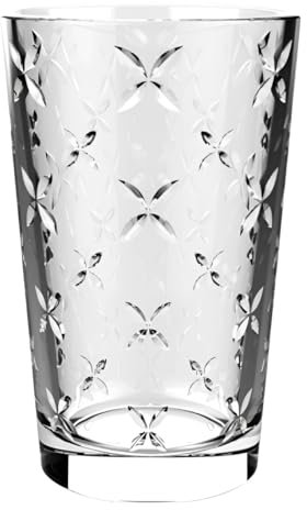 Vidrios de Levante Vaso Cristal Agua Sicilia 230ml – Set 6 Unidades – Diseño Elegante y Resistente – Apto para Lavavajillas y Microondas
