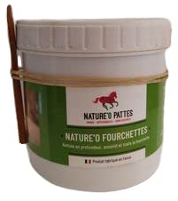 Nature'o FOURCHETTES (500 ML Pet) cataplasme d'argile Soins Cheval pourriture de fourchettes