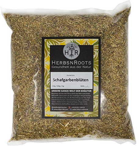 Schafgarbenblüten 500g • Verdauung • Erste Wahl • intensiver Geschmack • HerbsnRoots