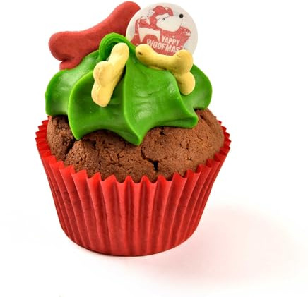 The Barking Bakery Yappy Woofmas Woofin Leckerlis für Hunde, Strümpfe oder Adventskalender – handgefertigt in Großbritannien, 75 g