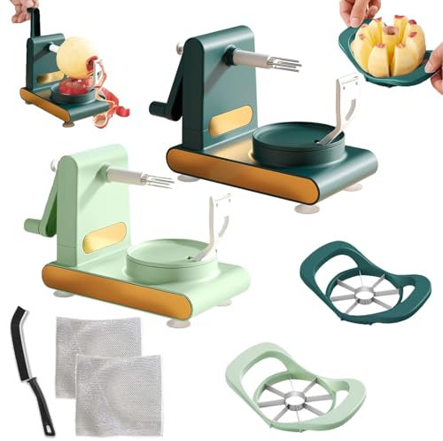 Outinget Peeler,2024 New Vegetable Peeler&Fruit Peeler,Home Essentials Multi-Fruit Peeler,Stainless Steel Fruit and Vegetable Peeler for Apple Pear Citrus Manual Rotating Kitchen Gadget (2Pcs)