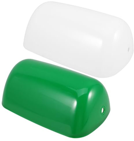 WATIIFUFU 2stücke Lampenschirm Für Tischleuchten Pendelleuchten Und Wandleuchten Grün Ersatz-lichtabdeckung Für Nachttische Schreibtische Und Wohnzimmer Aus Pp-material