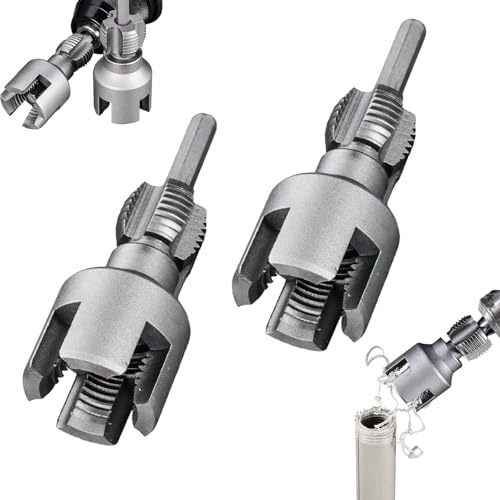 Integrated Internal & External Pipe Threading Tool, 1/2'' and 3/4'' Water Pipe Internal and External Integrated Threader, Pipe Thread Cutting Tool,ffiziente Gewindeschneidwerkzeuge (MIx)