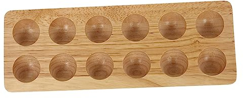 ROMISBABA Vassoio Portauova in Materiale Sintetico Doppia Serie, Pratico Contenitore la Conservazione e Organizzazione delle Uova, Stile Semplice per Cucina e Frigorifero