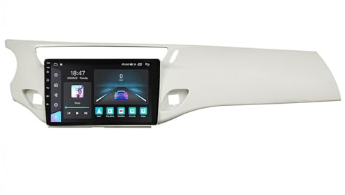Android 14 - Estéreo de coche con pantalla táctil doble DIN de 9 pulgadas para Citroen C3 DS3 (2010-2016) con Bluetooth, navegación GPS, cámara de respaldo AHD y controles del volante (A,A2 2G+32G)