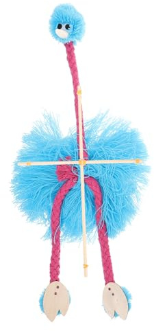 FIXOSHEE Marionetten Strauß Handpuppe Schnur Gesteuert Kinder Plüsch Interaktives Puppenspiel Spielzeug Wohnzimmer Party Deko