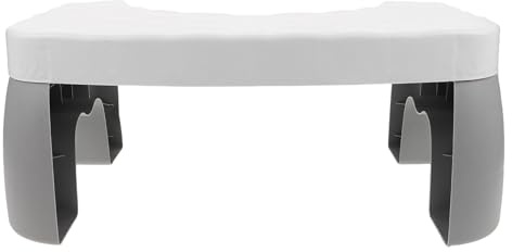 VILLCASE Tabouret de Toilette Repose Salle de Bain Adulte Marchepied de Bain pour Position Accroupie