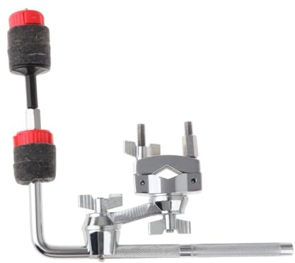 TTETTZ Soporte para Platillos de Batería Brazo con Abrazadera Fijador Extensión de Batería Accesorio de Metal Instalación Fácil Adecuado para Ensayos