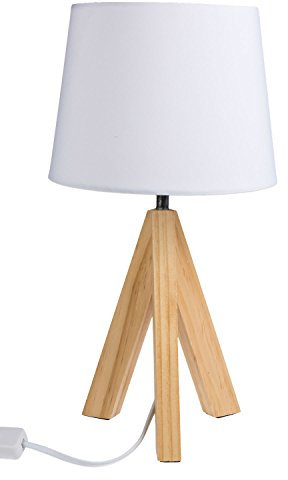 Out of the Blue 571285 - Tischleuchte mit HolzfüÃŸen Modell 1, 20 x 20 x 36 cm