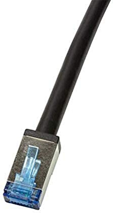 LogiLink Professional - Cable de Red para Exteriores (Cat. 6A, S/FTP, PVC + PE, 30 m), Color Negro