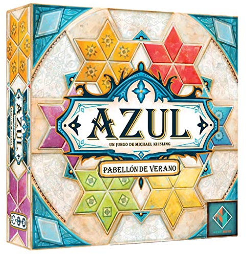 Plan B Games | Azul Pabellón de Verano | Juego de Mesa de Colocacción de Losetas y Estrategia para Adultos y Familias | A Partir de 8 Años | De 2 a 4 Jugadores | 45 Minutos por Partida | Español