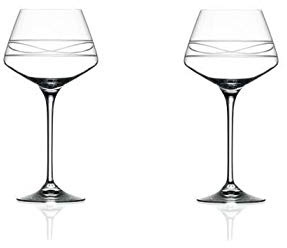RCR CRISTALLERIE Coppia Calici Calice per Acqua Infinito da Vinci 2 pz