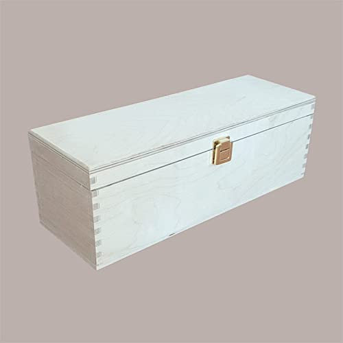 Lucgel Cassetta in Legno di Betulla Chiusa con Clip 1 Posa per Bottiglia 1,5 Litri Magnum