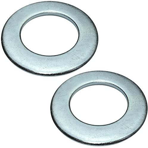 AERZETIX - C49144 - Set di 2 Rondelle piatte larghe - M33 Ø59mm H 5mm - in acciaio zincato - DIN 125