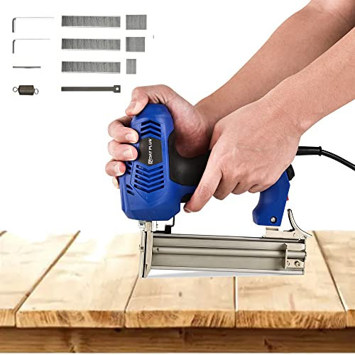 Cloueur Électrique Filaire 12v Pour Pistolet à clous - Filaire - Ergonomique - Usage moyen pour tissus, tissus d'ameublement, sous-couches, moquettes, toitures et travaux manuels