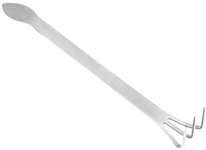 Happyyami Râteau à Bonsaï Mini Acier Inoxydable pour Jardinage Pot Râteau à Dents Outil Précis pour Petites Plantes Et Fleurs