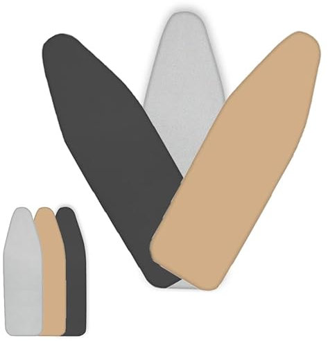 WINARA Ersatz-BüGeltischbezug mit Dicker Polsterung, Bügelbrettbezüg for Standard-Bügelbretter, Hitzebeständig Dampfdurchlässig (Color : Gold, Size : 54x18in(137x45cm))