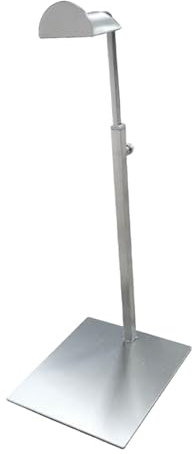 perfk Verstellbare Metall Handtaschen Ständer Ladendekoration Taschenhalter für Handtaschen Arbeitsplatte - Silber A