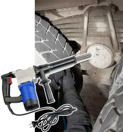 BrightFootBook Electric Needle Scaler, 1100W Needle Derusting Gun Rust Removal Machine Cleaning Tool for Removal of Rust Weld Slag and Paint