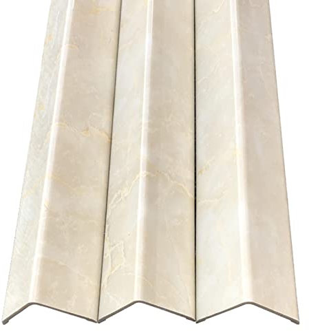 Schwellenstreifen, Bodenübergangsstreifen, PVC-Kantenschutz for Keramikfliesen-Tapeten, kollisionssichere Schränke, scharfe Ecken, Kantenverkleidung, Stoßstange (Farbe: Stil 4, Größe: 4 cm/1,57 Zoll B