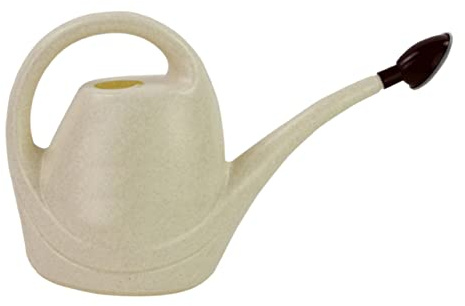 ANDRESLAD Pratico Annaffiatoio Con Beccuccio Lungo Annaffiatoio in Plastica Per Piante Da Giardino All'aperto Fiore (3,5 L Beige)