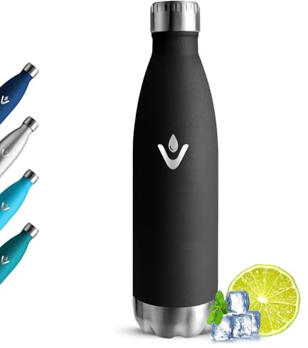 Grsta Borraccia Termica 750ml, Riutilizzabile Borracce Termiche, Senza BPA Borraccia Acciaio Inox, Conserva 24H Frio/12H Calor, Bottiglia Termica Senza Perdite, Borraccia per Exterior, Gym, Caffè