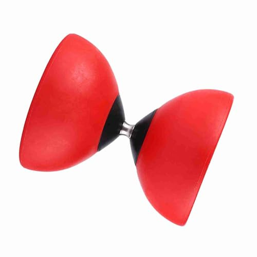 Stylebest Trippellager diabolo-set kinesisk jojo med färgade diablolo-pinnar (röd)