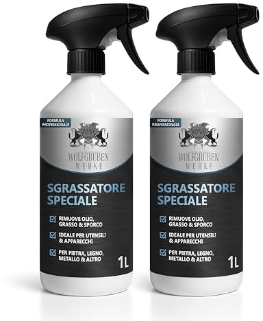 WO-WE Spezial Entfetter Spray – Küchenreiniger & Fettlöser für Küche, Fliesen, Grill, Küchenfronten – 2х1L