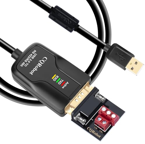 CQRobot Industrial 3,9 ft USB A RS485/RS422 Cable Adaptador De Puerto Serie | Chip Original FTDI FT232 Integrado, Compatible Con Windows, Linux, macOS & Raspberry Pi, Convertidor Serie Plug-and-Play